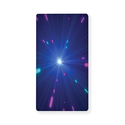 Pink And Teal Lights Speed Print Baby Crib Sheet