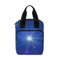 Pink And Teal Lights Speed Print Bible Tote Bag
