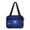 Pink And Teal Lights Speed Print Double Strap Bible Bag