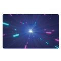 Pink And Teal Lights Speed Print Polyester Doormat