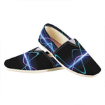 Pink And Teal Sound Wave Print Casual Shoes
