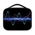 Pink And Teal Sound Wave Print Classic Bible Case