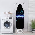 Pink And Teal Sound Wave Print Ironing Board Cover