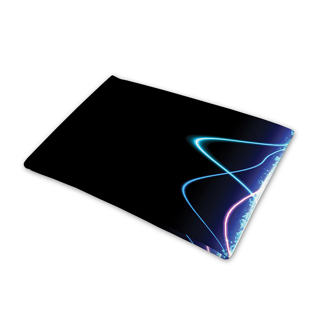 Pink And Teal Sound Wave Print Pet Cooling Mat Cover