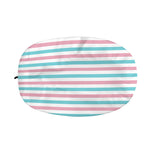 Pink And Teal Striped Pattern Print Car Side Mirror Covers