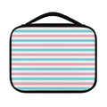 Pink And Teal Striped Pattern Print Classic Bible Case