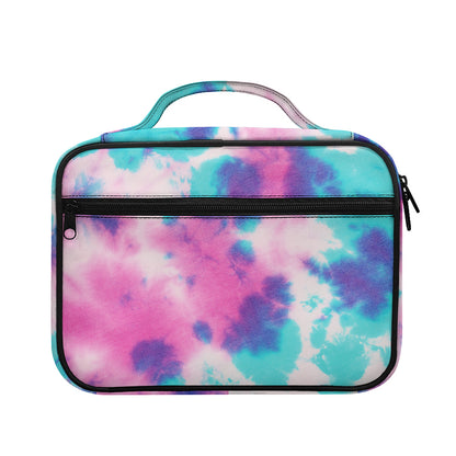 Pink And Teal Tie Dye Print Briefcase Bible Bag