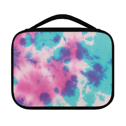 Pink And Teal Tie Dye Print Classic Bible Case