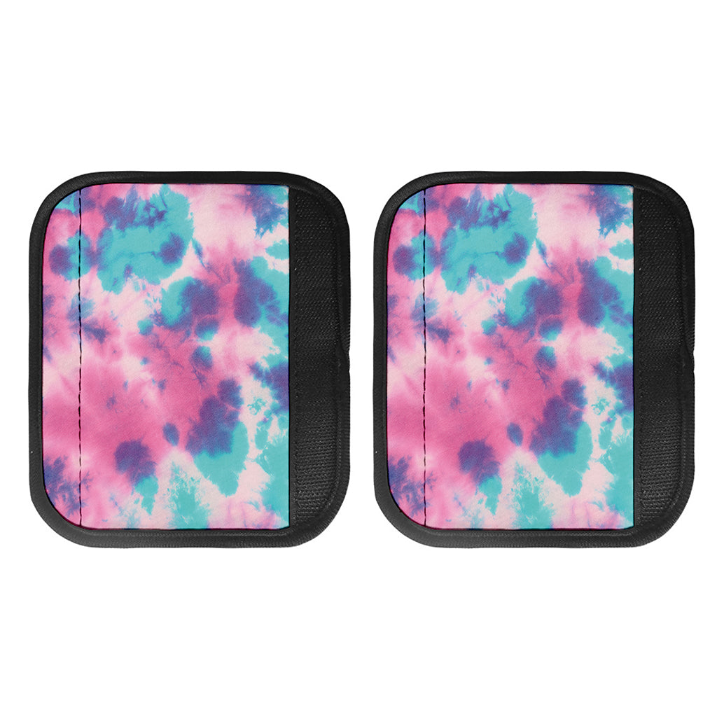 Pink And Teal Tie Dye Print Handle Covers