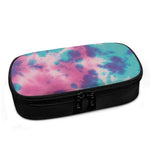 Pink And Teal Tie Dye Print Insulin Cooler Travel Case
