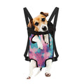 Pink And Teal Tie Dye Print Pet Carrier Backpack