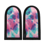 Pink And Teal Tie Dye Print Skillet Handle Cover