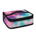 Pink And Teal Tie Dye Print Small Lunch Bag