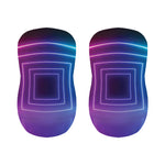 Pink And Teal Tunnel Lights Print Bar Stool Covers