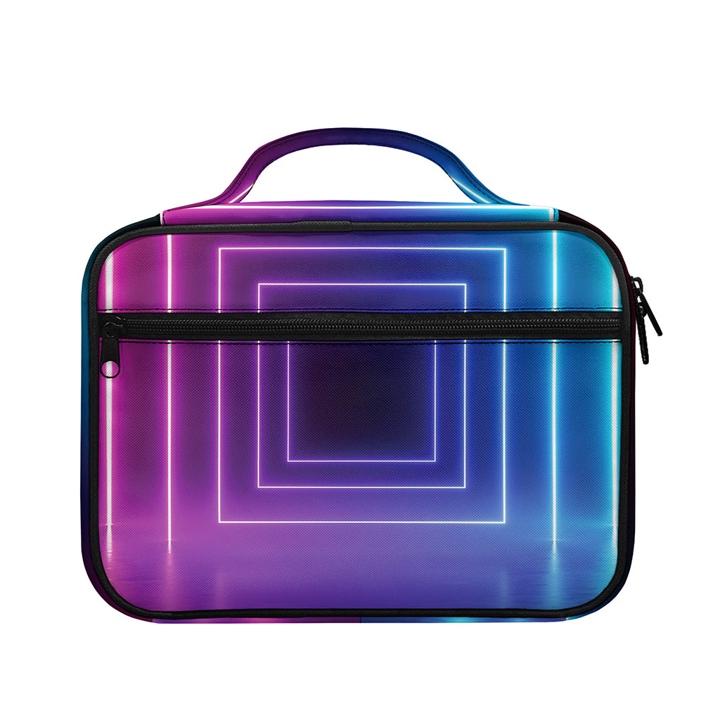Pink And Teal Tunnel Lights Print Briefcase Bible Bag
