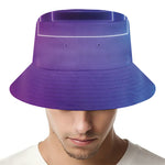 Pink And Teal Tunnel Lights Print Bucket Hat