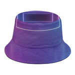 Pink And Teal Tunnel Lights Print Bucket Hat
