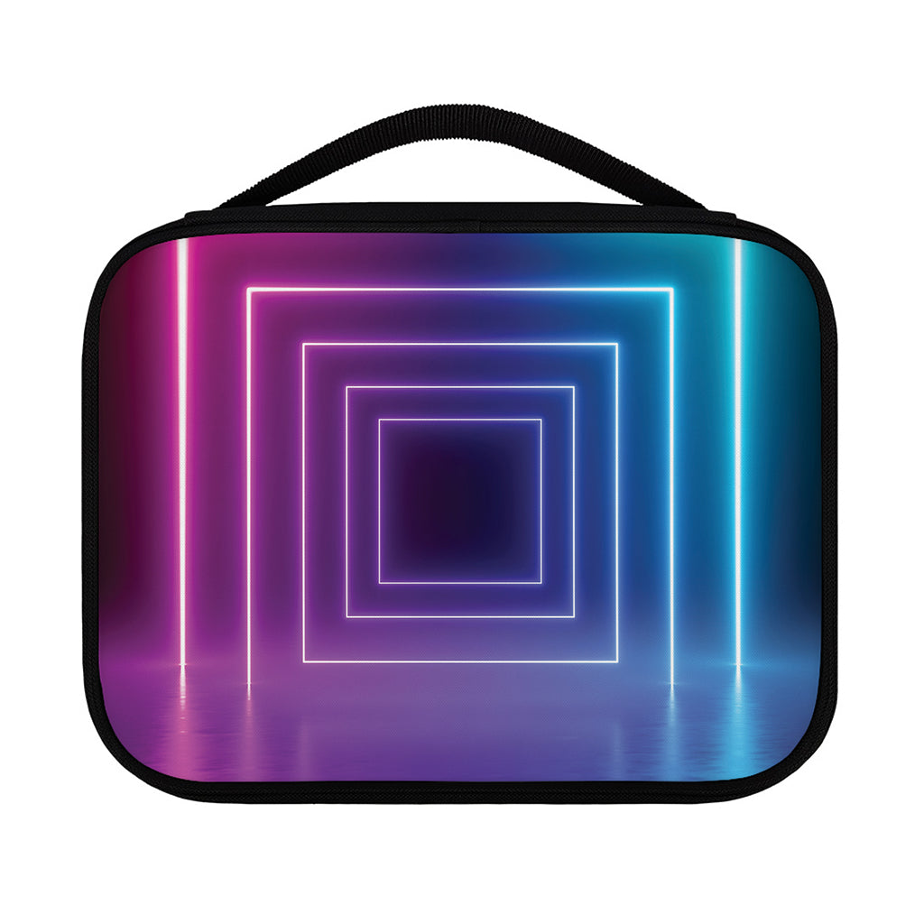 Pink And Teal Tunnel Lights Print Classic Bible Case