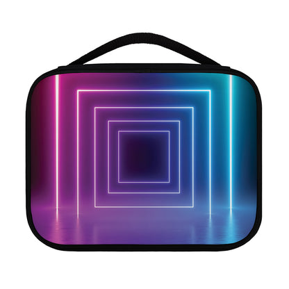 Pink And Teal Tunnel Lights Print Classic Bible Case