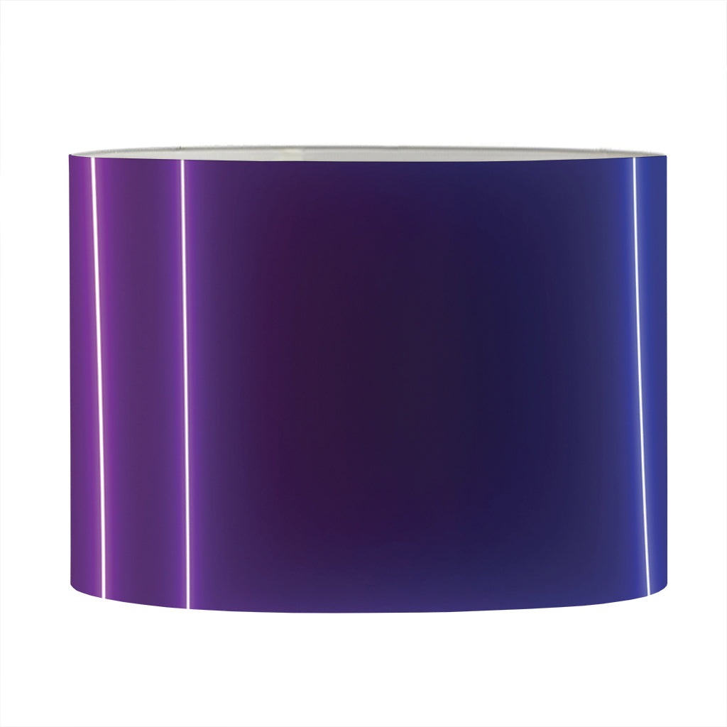 Pink And Teal Tunnel Lights Print Drum Lamp Shade