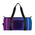 Pink And Teal Tunnel Lights Print Gym Bag