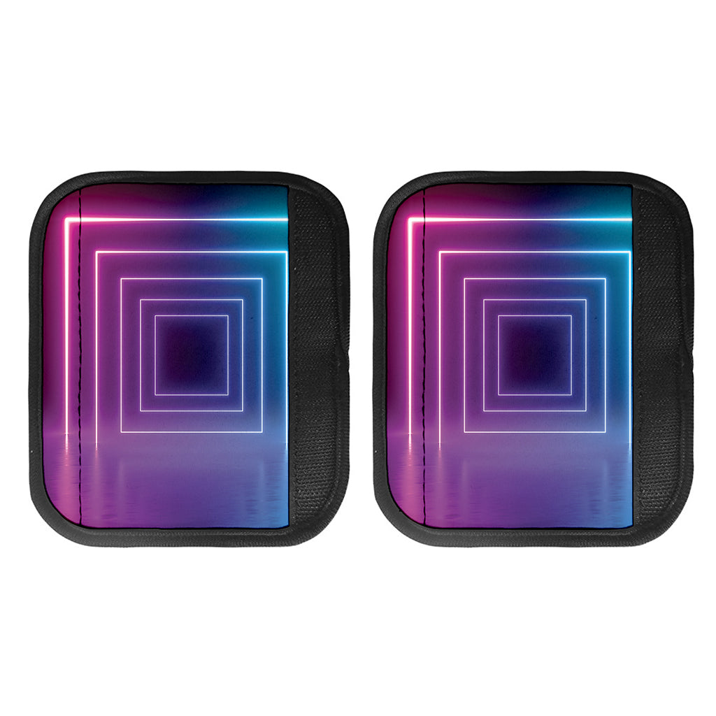 Pink And Teal Tunnel Lights Print Handle Covers