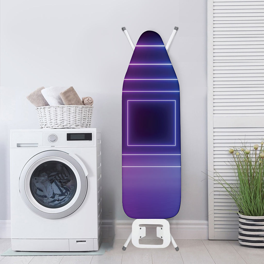 Pink And Teal Tunnel Lights Print Ironing Board Cover