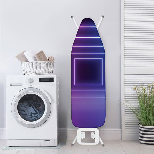 Pink And Teal Tunnel Lights Print Ironing Board Cover