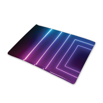 Pink And Teal Tunnel Lights Print Pet Cooling Mat Cover