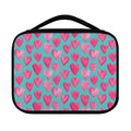 Pink And Teal Watercolor Heart Print Classic Bible Case