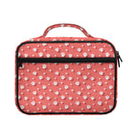 Pink And White Animal Paw Pattern Print Briefcase Bible Bag