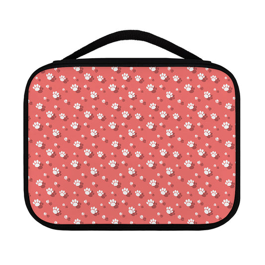 Pink And White Animal Paw Pattern Print Classic Bible Case