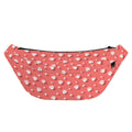 Pink And White Animal Paw Pattern Print Fanny Pack