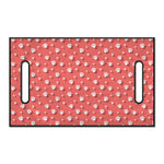 Pink And White Animal Paw Pattern Print Golf Cart Seat Cover