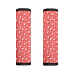Pink And White Animal Paw Pattern Print Handle Covers