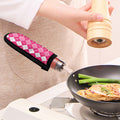 Pink And White Argyle Pattern Print Skillet Handle Cover