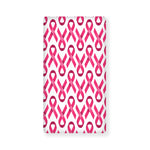 Pink And White Breast Cancer Print Baby Crib Sheet