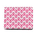 Pink And White Breast Cancer Print Bifold Wallet