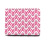Pink And White Breast Cancer Print Bifold Wallet