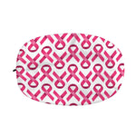 Pink And White Breast Cancer Print Car Side Mirror Covers