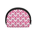 Pink And White Breast Cancer Print Coin Purse