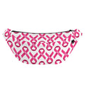 Pink And White Breast Cancer Print Fanny Pack
