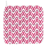 Pink And White Breast Cancer Print Hand Towel