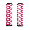 Pink And White Breast Cancer Print Handle Covers