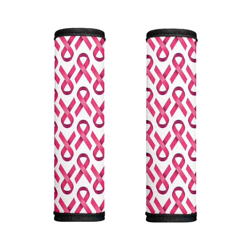 Pink And White Breast Cancer Print Handle Covers