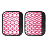 Pink And White Breast Cancer Print Handle Covers
