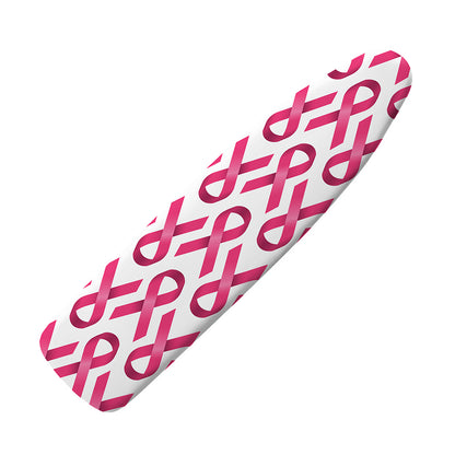 Pink And White Breast Cancer Print Ironing Board Cover