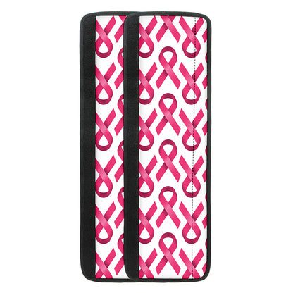 Pink And White Breast Cancer Print Refrigerator Handle Covers