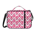 Pink And White Breast Cancer Print Shoulder Strap Bible Bag