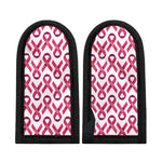 Pink And White Breast Cancer Print Skillet Handle Cover